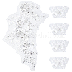 4 Stück Baumwollspitzen-Kleidungsflicken&nbsp;PATC-FG0003-84
