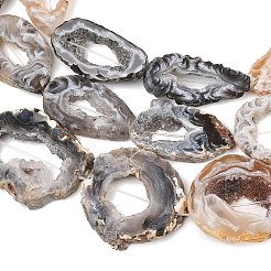 Нити из бусин из натурального друзового агата&nbsp;G-K381-A02