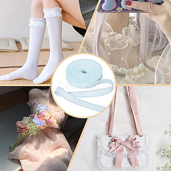 Эластичный шнур из полиэстера с рюшами EW-WH0015-02B