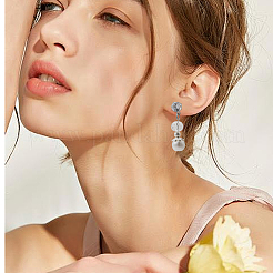 30 шт. фурнитура для сережек-гвоздиков из прозрачного кубического циркония&nbsp;EJEW-BBC0006-06A