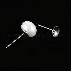 Perles de culture d'eau douce naturelles de Grade 6a&nbsp;PEAR-N018-6A-3540A
