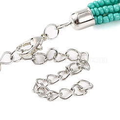 Ожерелья-нагрудники из ракушек из пресноводной воды NJEW-S427-02B