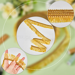 Кружевные ленты с кисточками из полиэстера&nbsp;DIY-WH0530-70B