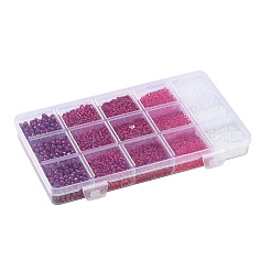 Fai da te 15 griglie perline in plastica ABS e vetro creazione di gioielli kit per trovare perline&nbsp;DIY-G119-02B