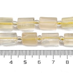 Нити из натуральных бусин лимонного кварца (обработанных нагреванием)&nbsp;G-G162-D08-01