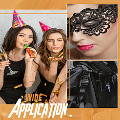 50 шт. полиэстеровая эластичная застежка для блокнота путешественника&nbsp;AJEW-LP0001-06