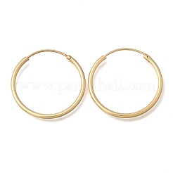 Orecchini a cerchio in ottone&nbsp;EJEW-G474-01G-04