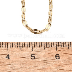 Женские ожерелья из нержавеющей стали 304 толщиной 2 мм с цепочкой&nbsp;NJEW-B131-05G