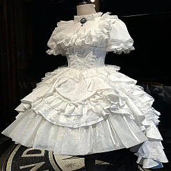 5 ярд льняной ленты с принтом в клетку OCOR-LP0003-02B