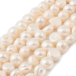 Нити из натурального культивированного пресноводного жемчуга PEAR-P064-19K-05B