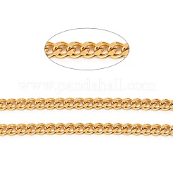 Цепи кубинские звенья из нержавеющей стали 304 с вакуумным покрытием pvd CHS-K016-03C-G