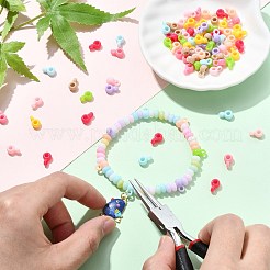 90 шт. 9-х цветные акриловые трубчатые держатели&nbsp;SACR-CJ0001-76