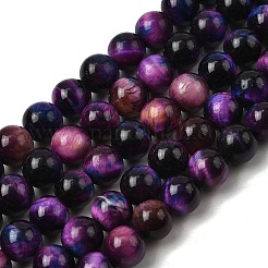 Природных тигровый глаз бисер нитей&nbsp;G-F561-6mm-B07