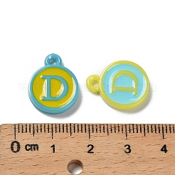 Непрозрачные акриловые эмалированные бусины OACR-D316-22