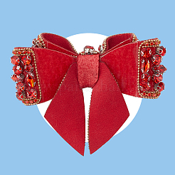 2шт украшения для обуви из сплава со стразами AJEW-GO0001-75