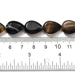 Бусины из натурального черного агата (окрашенные и нагретые)&nbsp;G-P561-B13-01