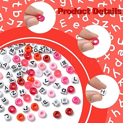 Прозрачные и непрозрачные акриловые бусины&nbsp;KY-FS0001-26D