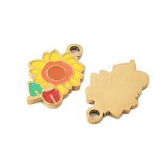 Подвески из нержавеющей стали 304 с эмалью&nbsp;STAS-R168-17G