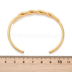 Браслеты-манжеты из нержавеющей стали 304 для женщин&nbsp;BJEW-F497-01G