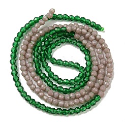 Прозрачный градиент цвета стеклянные бусины пряди&nbsp;LS-GLAA-H021-01A-44