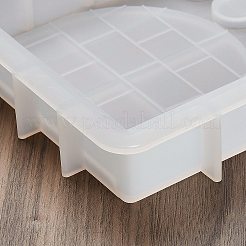 Силиконовые Молды для квадратных свечей своими руками с узором валов DIY-G113-09B