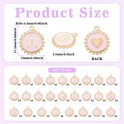 26 шт. Подвески из сплава с эмалью&nbsp;ENAM-TA0002-86A