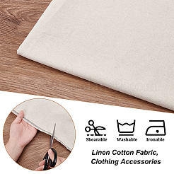 Льняная хлопчатобумажная ткань DIY-WH0580-56A