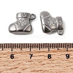 Pendentifs de Noël en acier inoxydable 304&nbsp;STAS-B167-09P