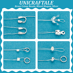 Messing Crimpperlen&nbsp;KK-UN0004-04S