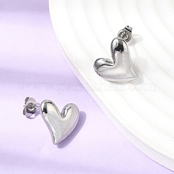 Наборы подвесок в виде сердца из нержавеющей стали 304: колье&nbsp;SJEW-P008-01P