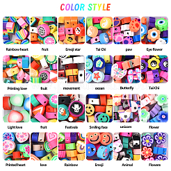 Наборы для изготовления браслетов из полимерной глины своими руками&nbsp;DIY-YW0011-31