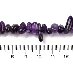 Natürlichen Amethyst Chip-Perlen-Stränge&nbsp;X-G-L607-A01-01