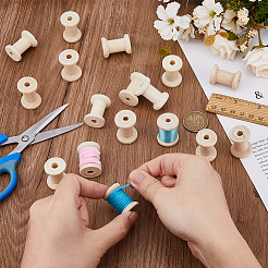 30 шт. деревянные пустые катушки для проволоки SENE-DC0001-01A