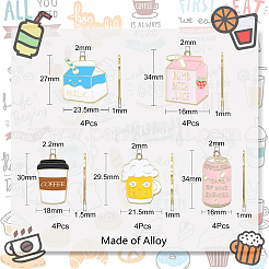 20шт 5 стиля подвески из сплава с эмалью&nbsp;ENAM-CJ0005-04