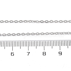 Латунные кабельные цепи ожерелья&nbsp;NJEW-D302-82P