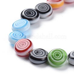 Бусы лэмпворк ручной работы LAMP-M003-11A