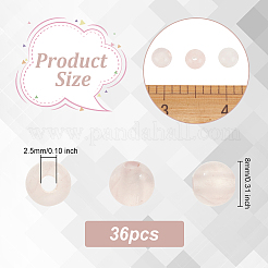 Природного розового кварца бусы G-OC0003-86B