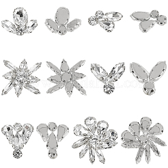 12 cabochon in vetro in lega di 6 stili&nbsp;DIY-GF0013-78