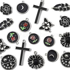 18шт 9 стиля подвески из сплава с эмалью&nbsp;FIND-FS0004-51