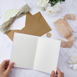 2 carte de vœux de mariage en papier de 2 couleurs&nbsp;AJEW-GF0012-70