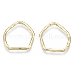 合金フレームコネクター  リング  ライトゴールド  21x20.5x2mm  内径：16.5x18.5mm&nbsp;PALLOY-T077-09