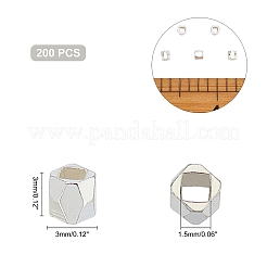 Spacer бисер латунные&nbsp;KK-AR0001-86S