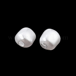 Perles d'imitation perles en plastique ABS&nbsp;PL-CBA8DB3-01