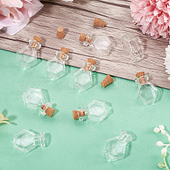 10 шт. прозрачные стеклянные бутылки желаний&nbsp;AJEW-TA0002-85G