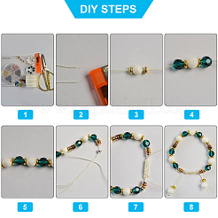 Латунные бусины&nbsp;KK-PH0035-75-WH