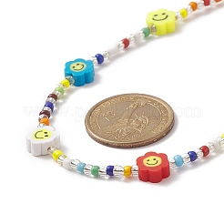 Ожерелья из бисера NJEW-JN04212