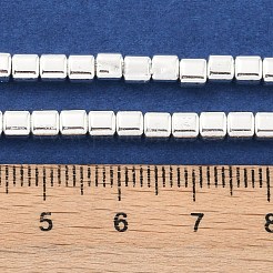 Гальванические нити из синтетических немагнитных гематитовых бусин G-U003-18B-01