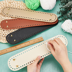 4 fond de sac ovale en cuir PU 4 couleurs&nbsp;FIND-PH0004-60