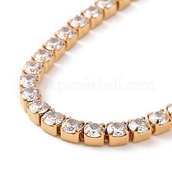 Bracciali a catena con strass in acciaio inossidabile 304&nbsp;STAS-B021-14G