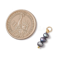 Подвески из натурального окрашенного барочного жемчуга кеши&nbsp;PALLOY-JF04814-01